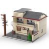 Brick Building Street Shop Set