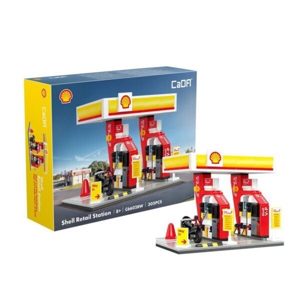 Brick Building Retail Station Set