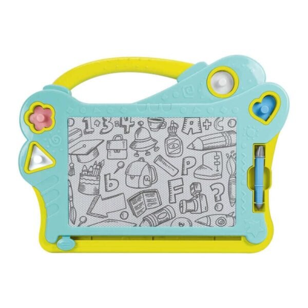 12 inches Lime Magnetic Drawing Board With Stamps & Pen