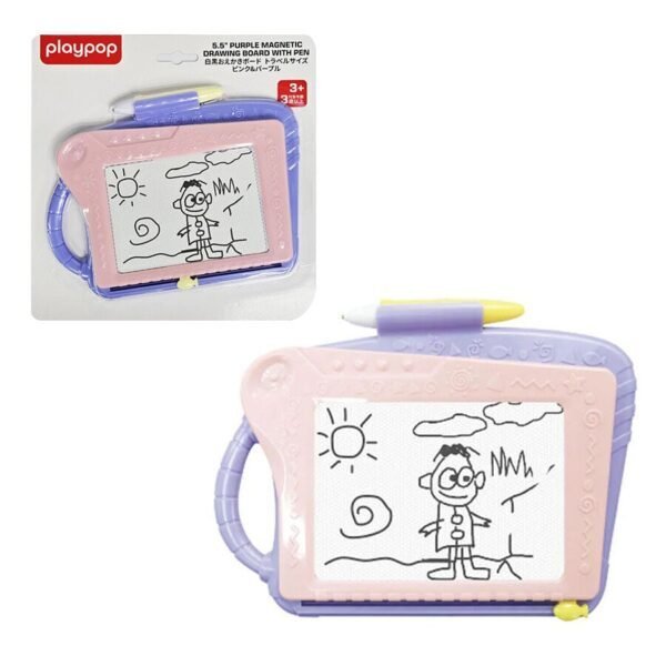 Purple Magnetic Drawing Board With Pen
